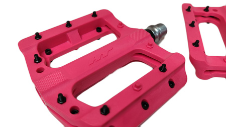 Pedały platformowe HT PA01A - Neon Pink